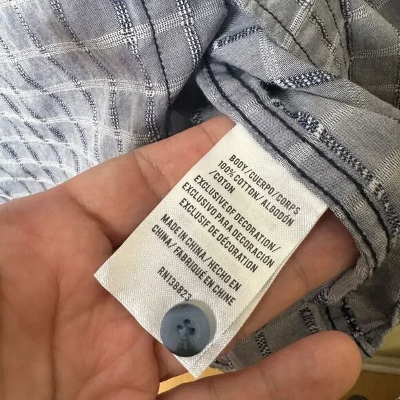 Moon Shine Spirit Shirt Mens XL Button Up Pearl Snap Long Sleeve Western Plaid - Picture 8 of 14